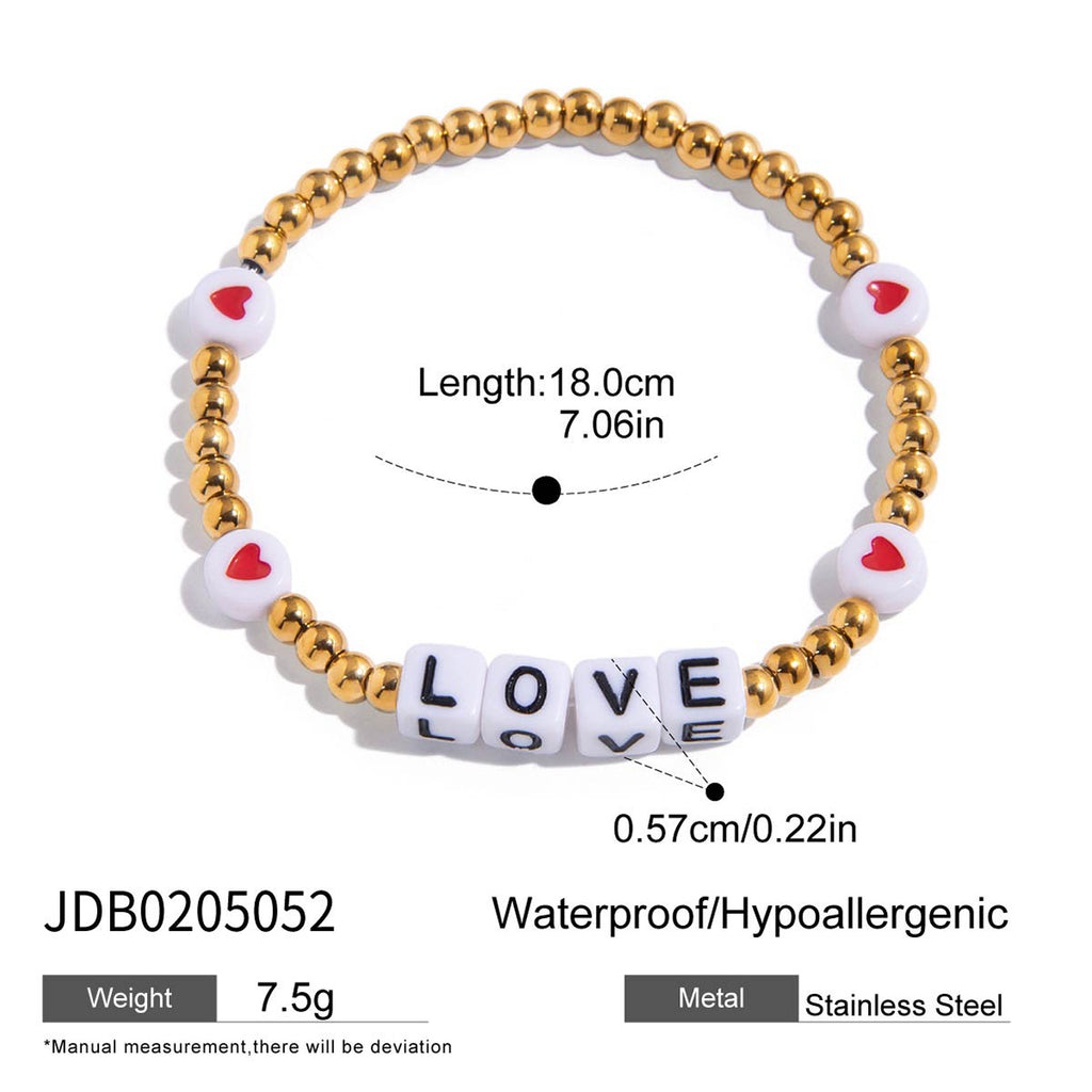Damen Offenes Armband mit Herzen und hypoallergenen Eigenschaften Shop Nory