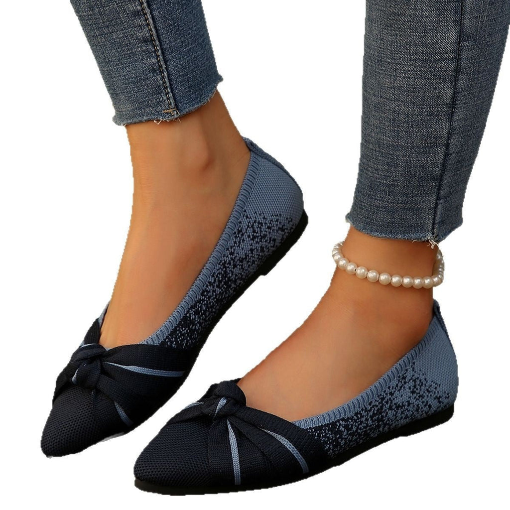 Damen Ballerinas mit dekorativem Schleifen-Design