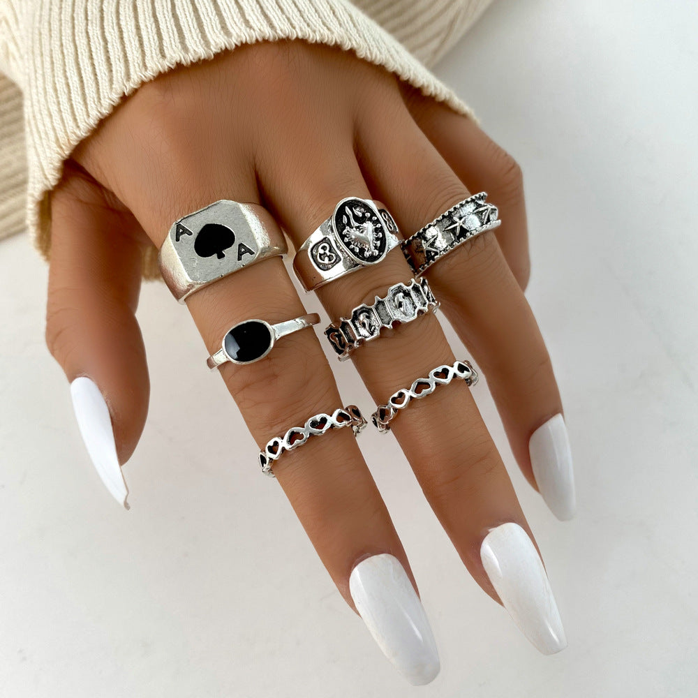 Damen modische Ring-Set Shop Nory