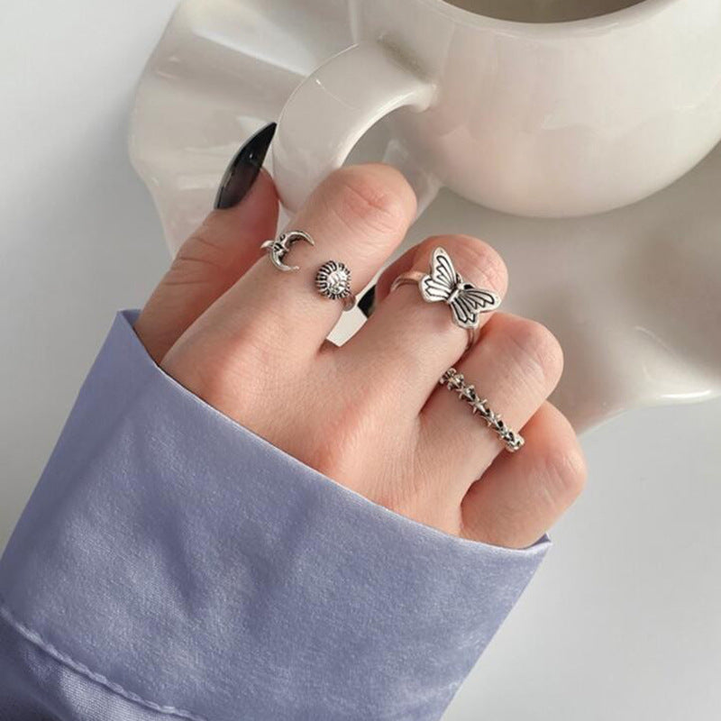Damen Schmuckring-Set mit einzigartigen Designs Shop Nory