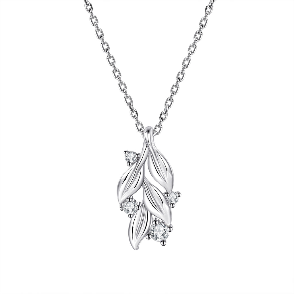 Damen Halskette mit funkelndem Kristallmotiv Shop Nory