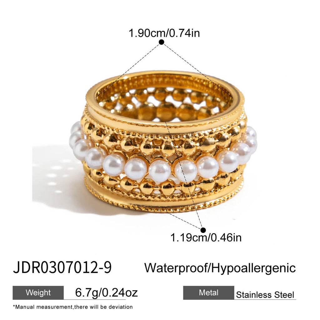 Damen Eleganter Ring im Krone-Design aus hypoallergenem Edelstahl Shop Nory