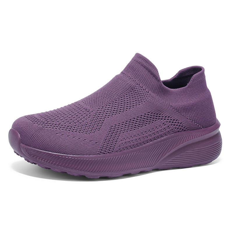Unisex Atmungsaktiver Strick-Slipper-Sneaker mit Memory-Fußbett Shop Nory