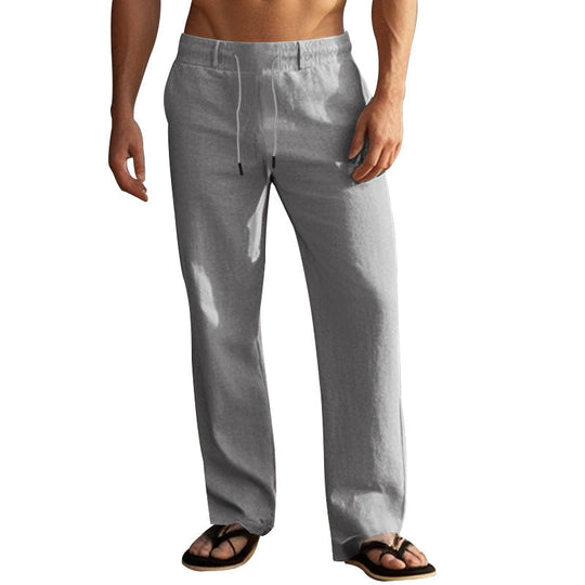 Herren Bequeme Strandhose mit elastischem Bund und praktischen Seitentaschen Shopnory