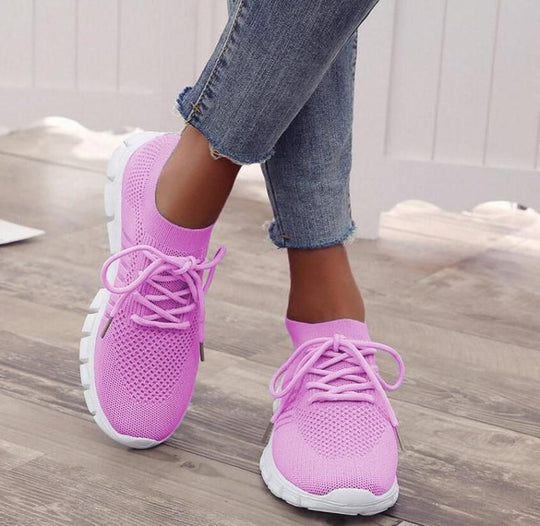 Damen nan gestrickter Performance-Sneaker mit sockenhaftem Schaft und flexibler Profilsohle Shop Nory