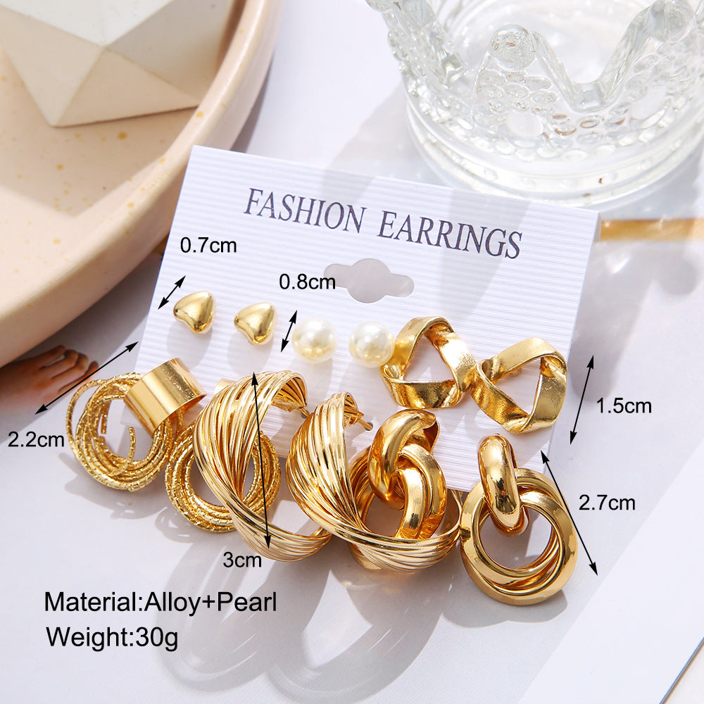 Damen Ohrschmuck Set mit vielfältigen Designs und eleganten Elementen Shop Nory