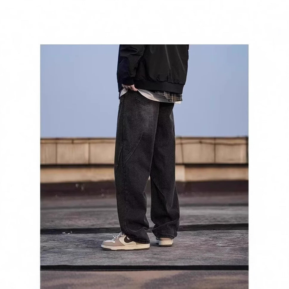Herren Modische Weitgelegte Jeans Shop Nory