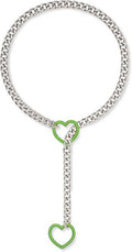 Damen auffällige Kette mit Herzanhängern und charakteristischem Design Shop Nory