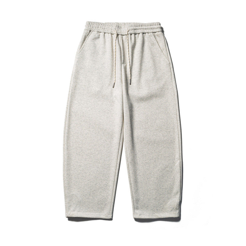 Herren Locker geschnittene Sweatpants mit elastischem Tunnelzugbund und gekürztem Bein Shop Nory