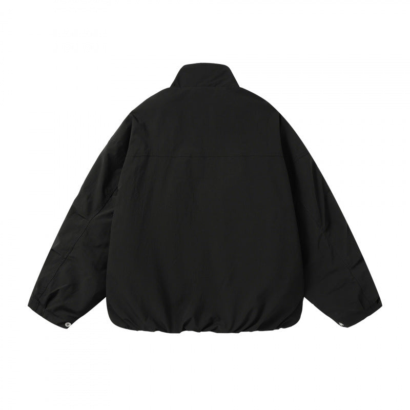 Unisex Leichter technischer Blouson mit Stehkragen, durchgehendem Reißverschluss und Tunnelzugsaum Shop Nory