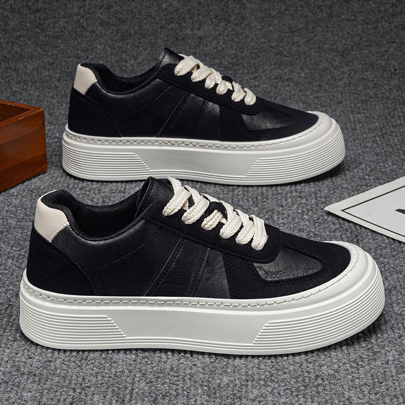 Damen Chunky Sneakers aus hochwertigem Leder mit innovativer Dämpfungstechnologie