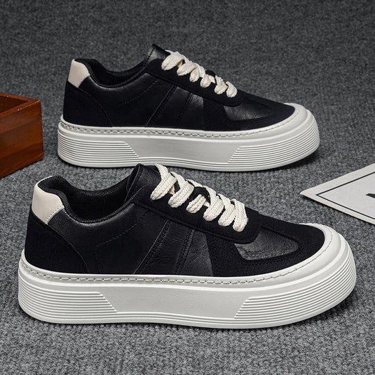 Damen Chunky Sneakers aus hochwertigem Leder mit innovativer Dämpfungstechnologie