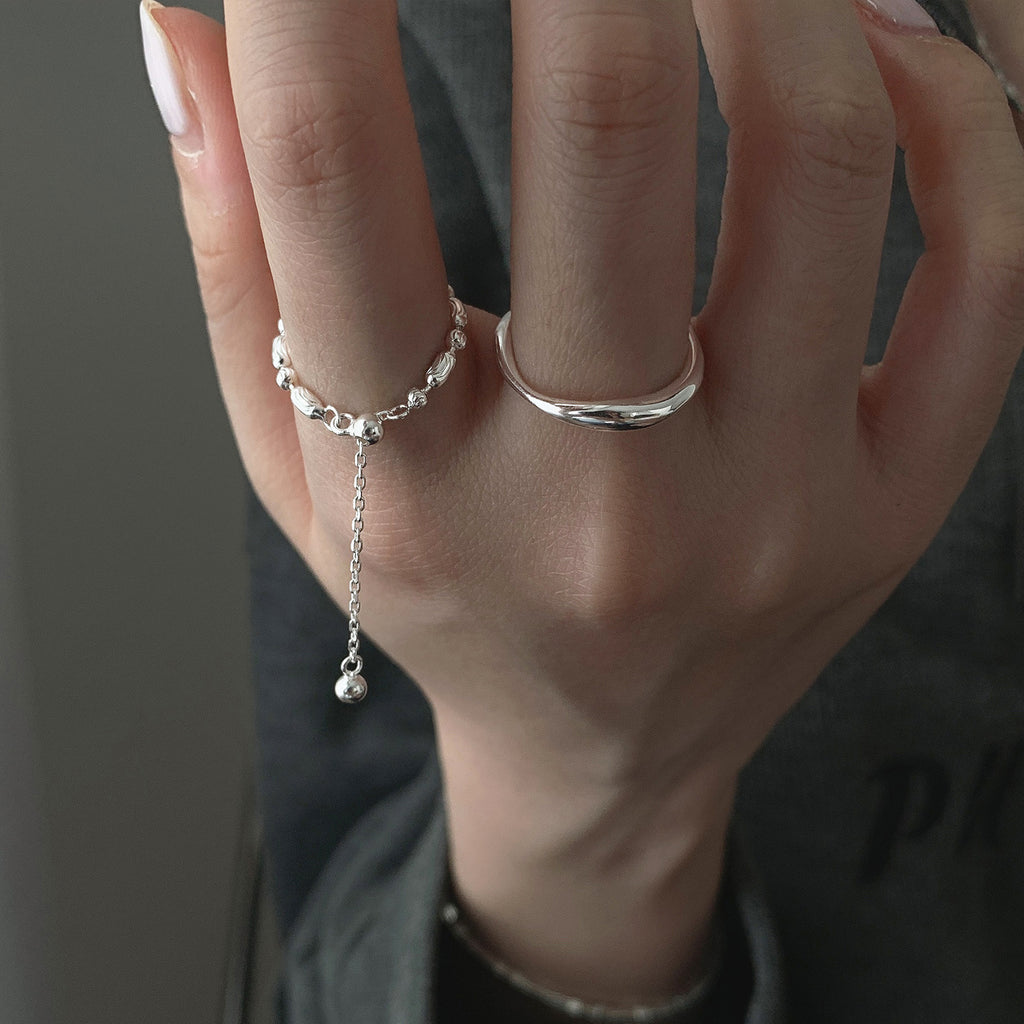 Damen Offener Ring mit geschwungenem Design Shop Nory