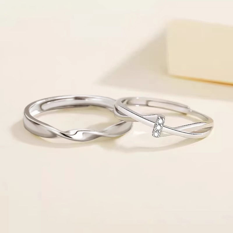 Damen Trauringe mit elegantem, geschwungenem Design Shop Nory