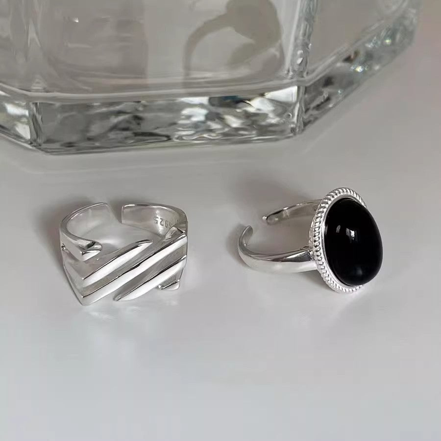 Damen Trendiger Ring mit geschwungenem Design Shop Nory
