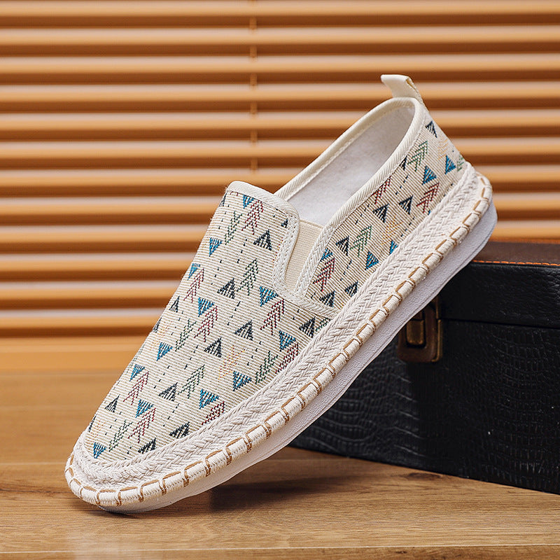Damen Bequeme Slip-On Mokassins mit buntem Muster Shop Nory