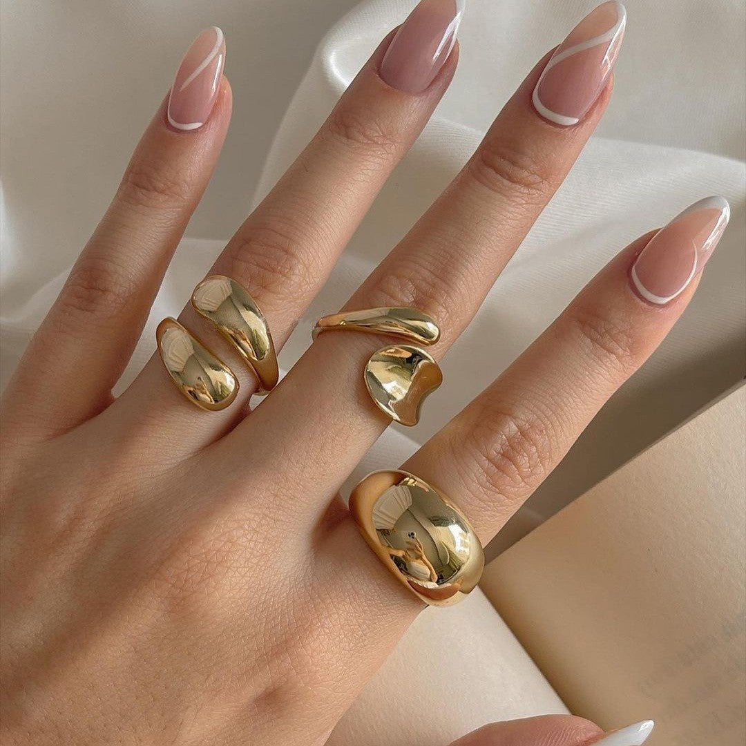 Damen Ring-Set mit kunstvollen und skulpturalen Designs Shop Nory