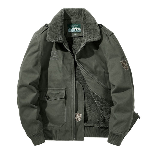 Herren Warme Übergangsjacke mit Fleece-Innenfutter Shop Nory