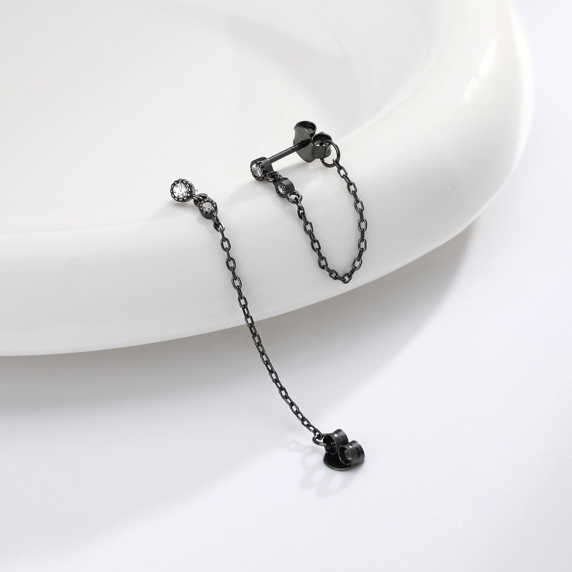 Damen Ohrhänger mit elegantem Ketten-Design aus 925 Sterling Silber Shop Nory