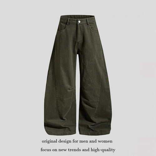Damen weite High‑Waist Culotte-Jeans mit Baggy-Silhouette und Cargo-Details Shop Nory