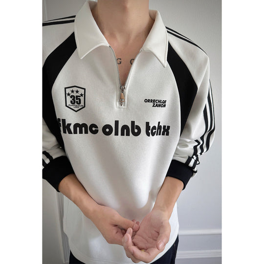 Herren Sportliches Zip-Pullover Shop Nory