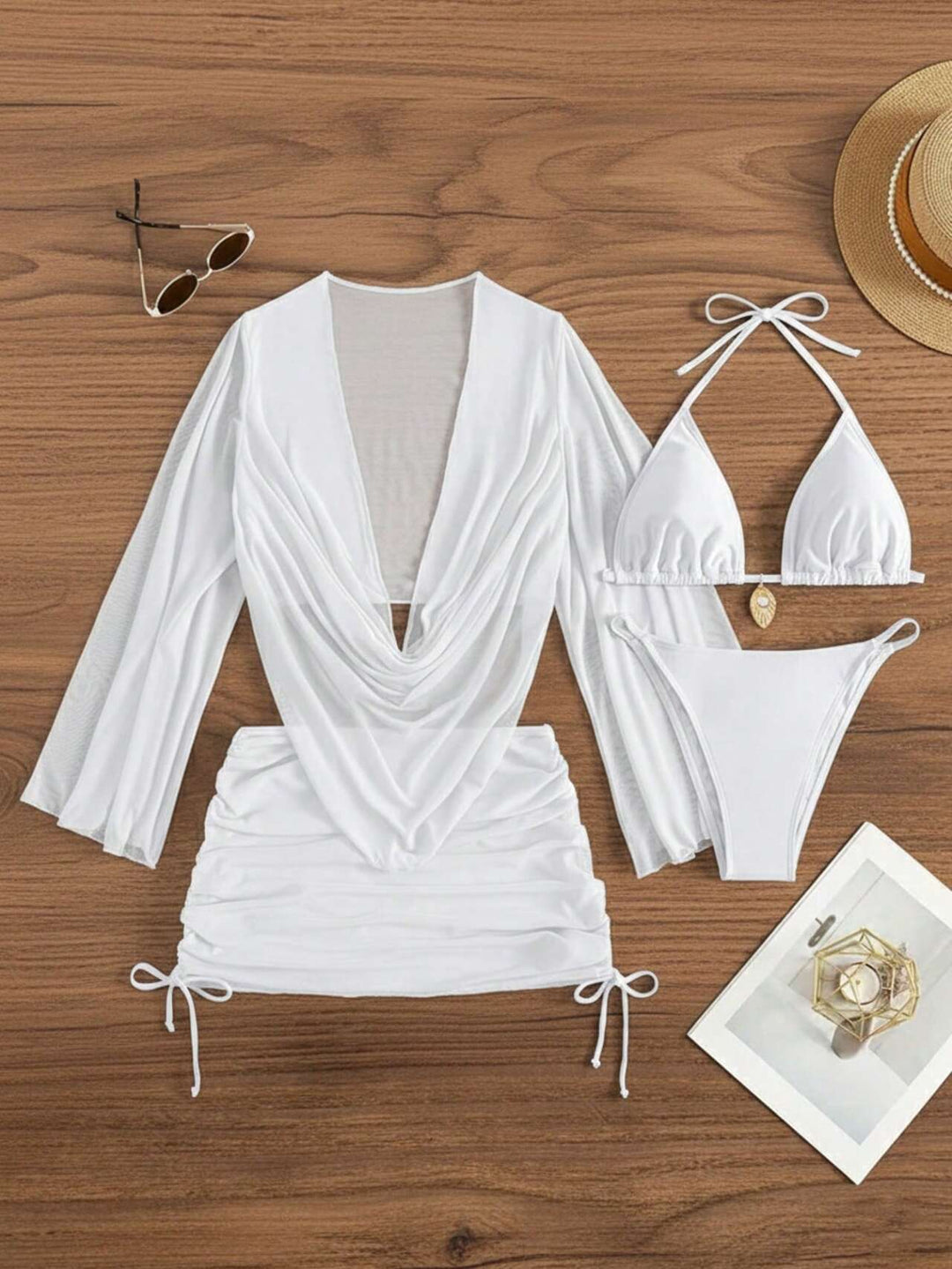 Damen Bikini-Set mit elegantem Wickeloberteil