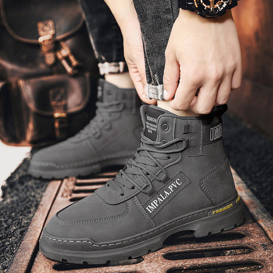 Damen Hohe Sicherheitsstiefel mit rutschfester Sohle und trendigem Design