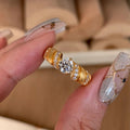 Damen eleganter und funkelnder Ring mit Zirkonia Shop Nory