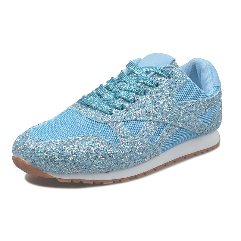 Damen Glitzernde Freizeitsneaker
