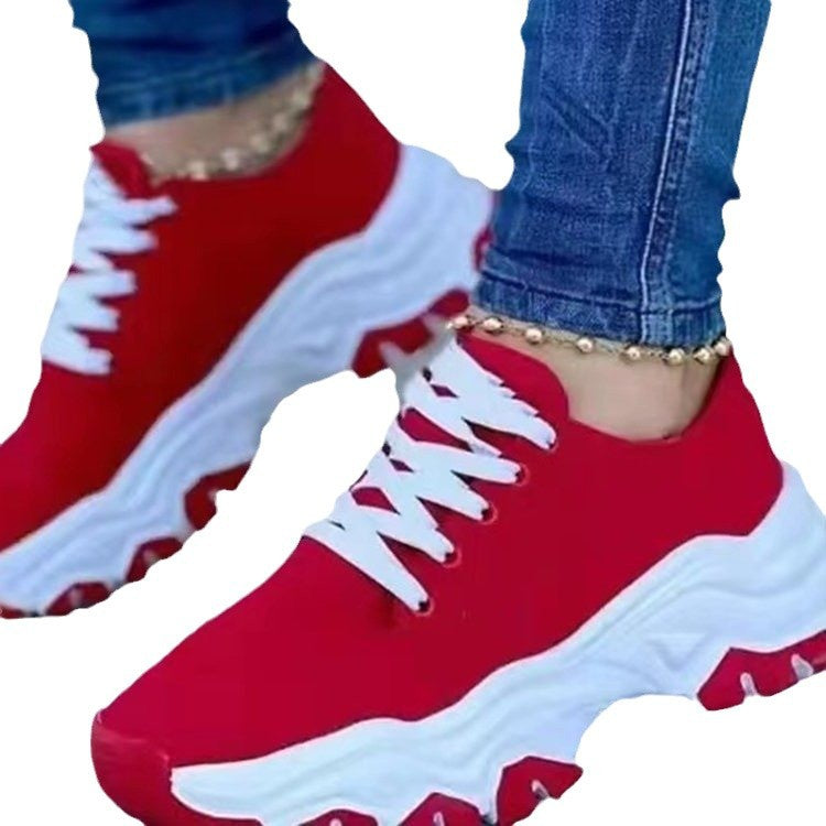 Damen Sneakers mit dämpfender Sohle und sportlichem Design Shopnory