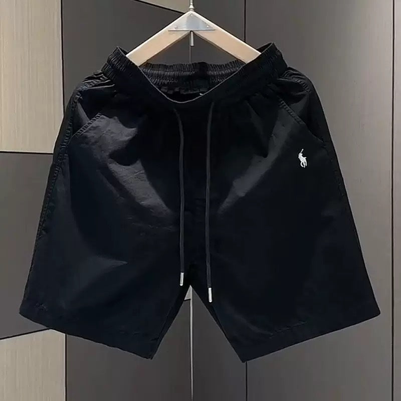 Herren leichte Freizeithose mit elastischem Bund und seitlichen Taschen