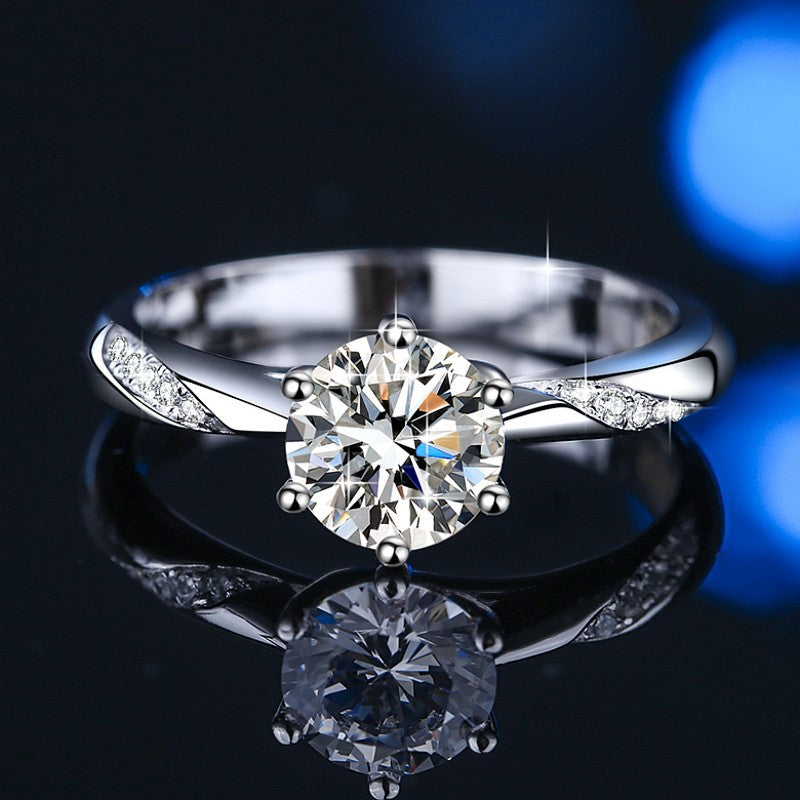 Damenring mit strahlendem Zirkonia und exquisiten Details Shop Nory