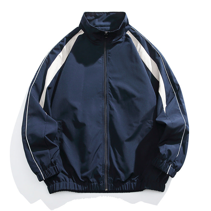Herren Sportliche Trainingsjacke mit hohem Kragen Shop Nory