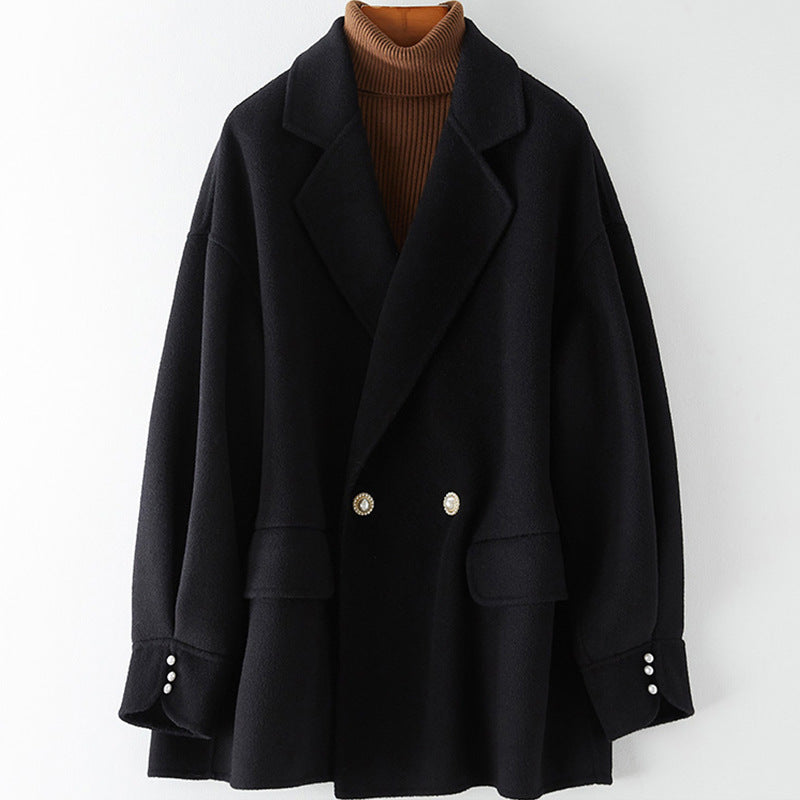 Damen Moderner Oversized Blazer mit Dekorativen Knöpfen Shop Nory