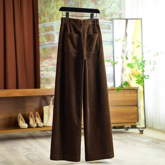 Damen Modische weit geschnittene Cordhose Shop Nory