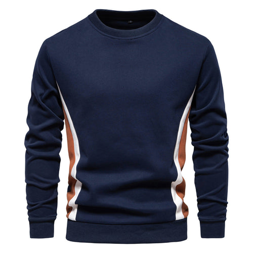 Herren Freizeit-Sweatshirt mit modernem Farbblockdesign