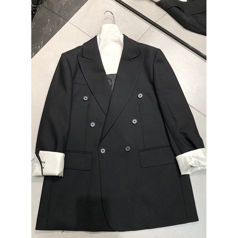 Damen Doppelreiher Wollblazer Shop Nory