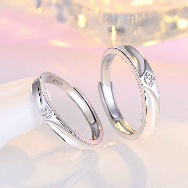 Damenring mit elegantem Design und funkelndem Zirkonia-Besatz Shop Nory