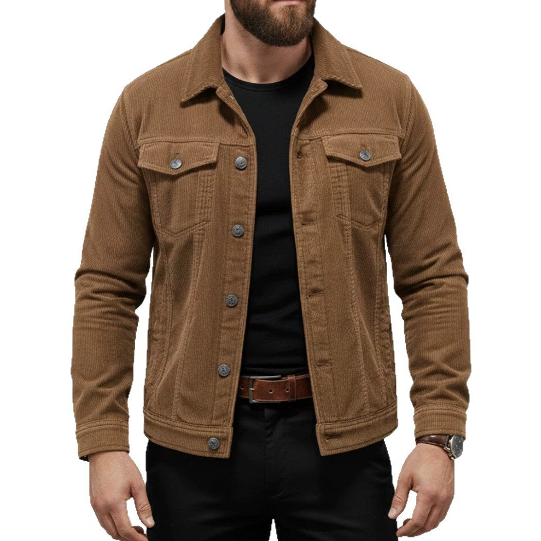 Herren Cordjacke mit Taschen
