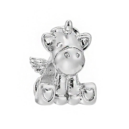 Facettierter Kristall-Charme Perlenanhänger Für Charm-Armband mit Zirkonia-Einfassung