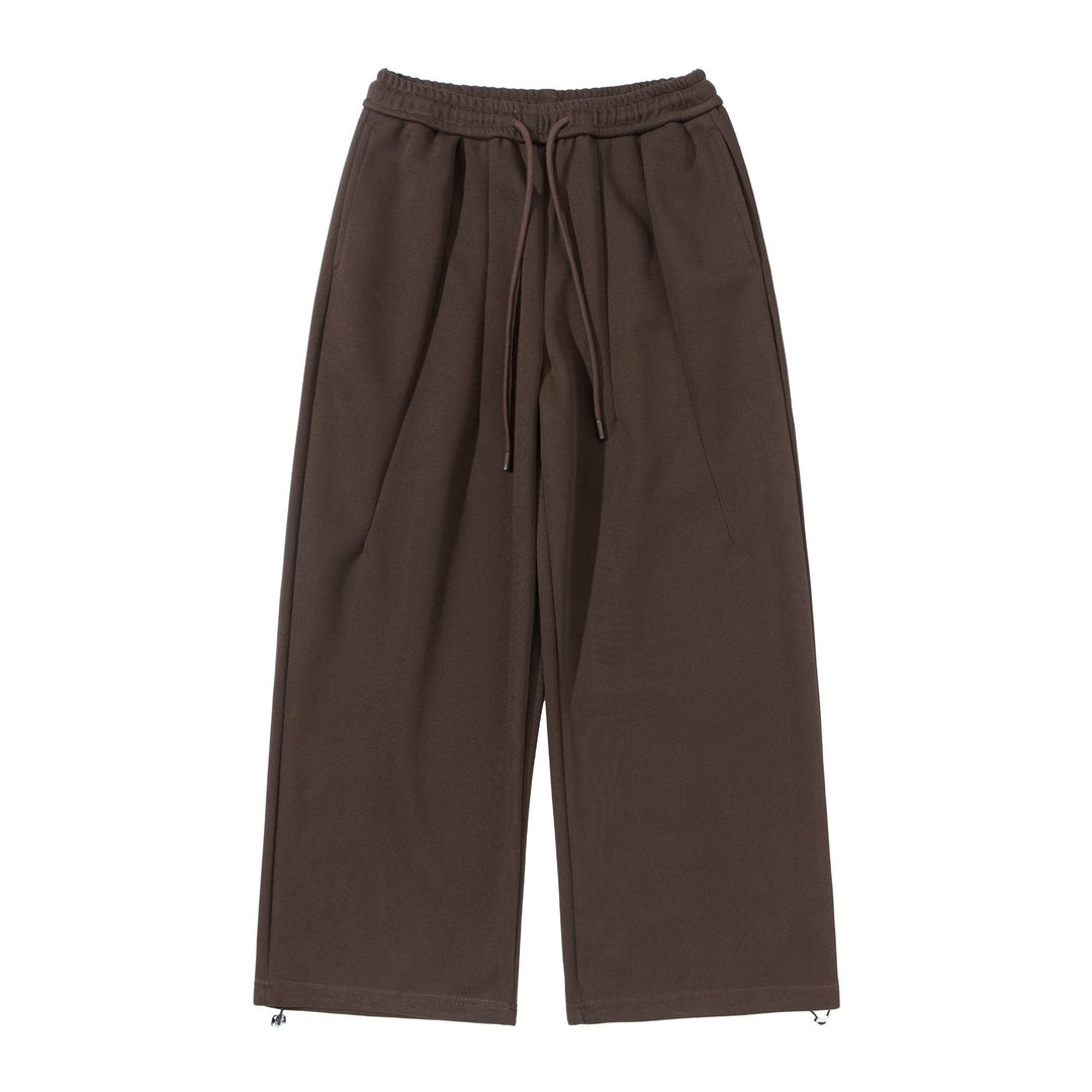 Unisex Weite Cropped Jogginghose mit Tunnelzugbund, Eingrifftaschen und verstellbarem Saum Shop Nory