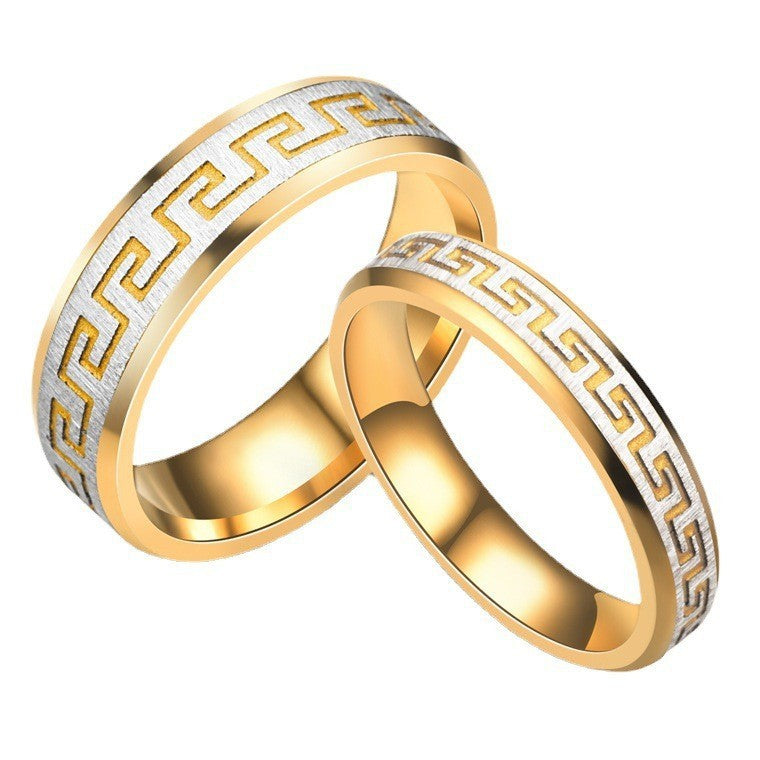 Herren Ring mit stilvollem und kunstvollem Muster Shop Nory