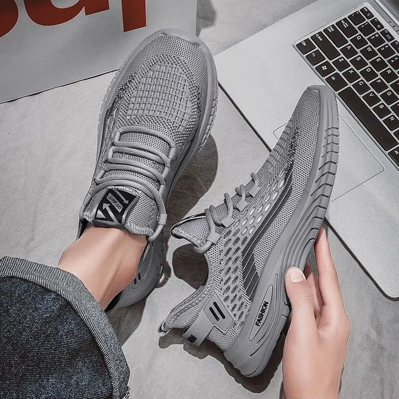 Herren Leichter Strick-Sneaker mit gepolsterter Komfortsohle und atmungsaktivem Mesh Shop Nory