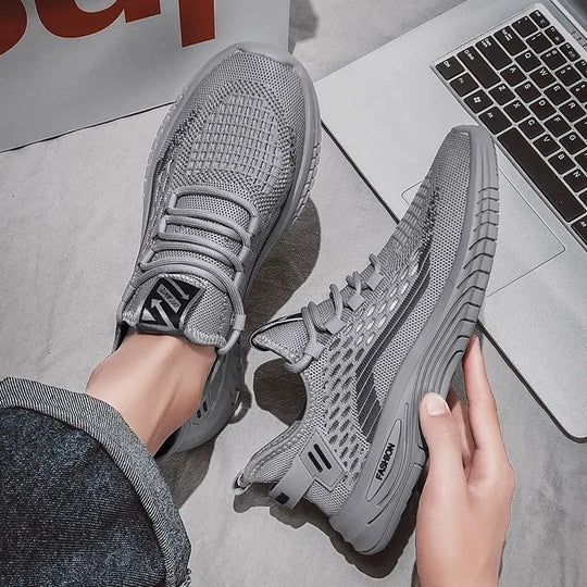 Herren Leichter Strick-Sneaker mit gepolsterter Komfortsohle und atmungsaktivem Mesh Shop Nory
