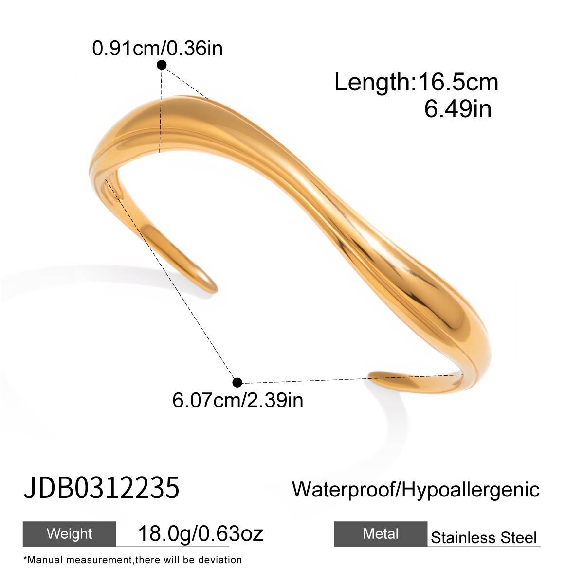 Damen Armband mit glänzenden ovalen Metallabschlüssen und verstellbarem Verschluss Shop Nory