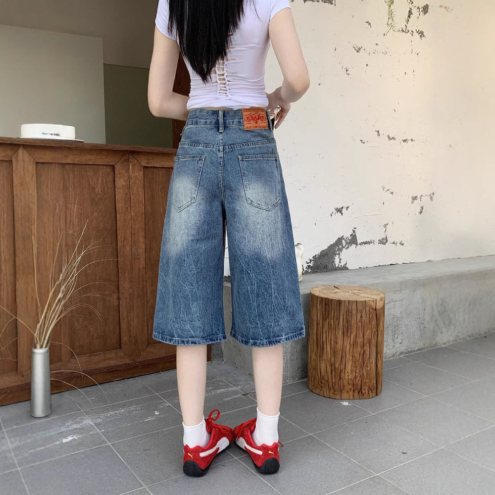 Damen Jeans-Shorts Shopnory