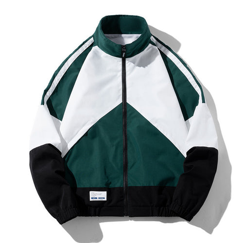 Herren Sportliche Track-Windbreakerjacke mit Stehkragen, Mesh‑Futter und Reißverschlusstaschen Shop Nory