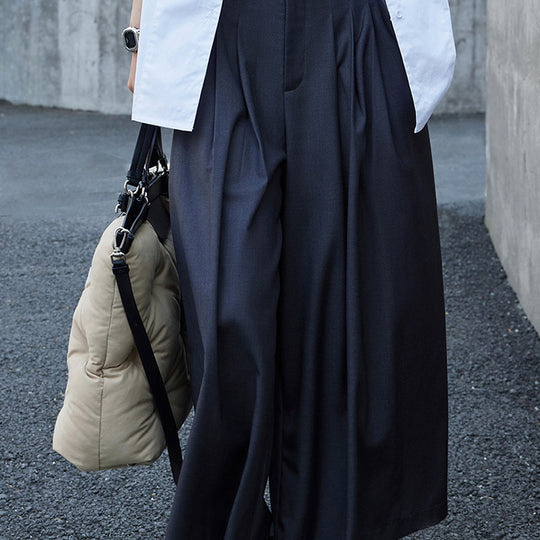 Damen Elegante und weit geschnittene Palazzo-Hose Shop Nory