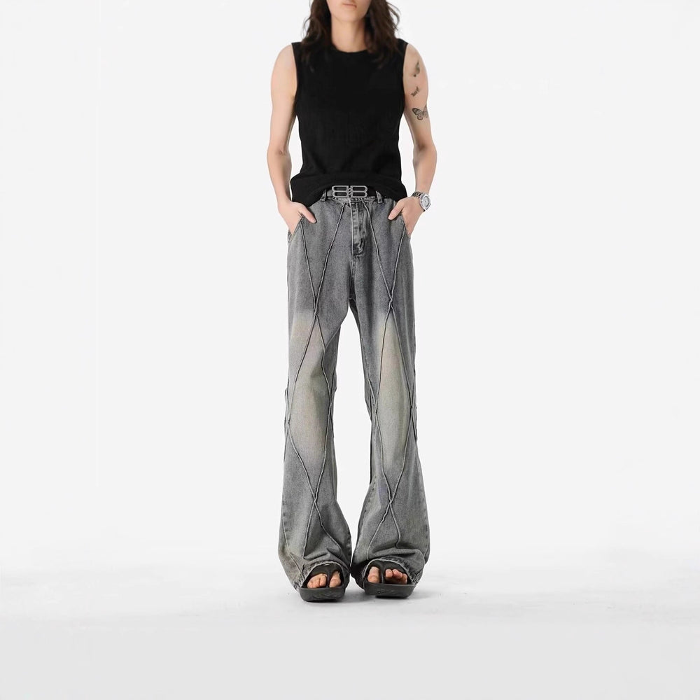 Damen Modische Denim-Hose mit innovativem Schnitt Shop Nory