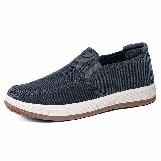 Herren nan Cord-Slipper-Sneaker mit elastischem Einstieg, gepolsterter Innensohle und griffiger Gummilaufsohle Shop Nory